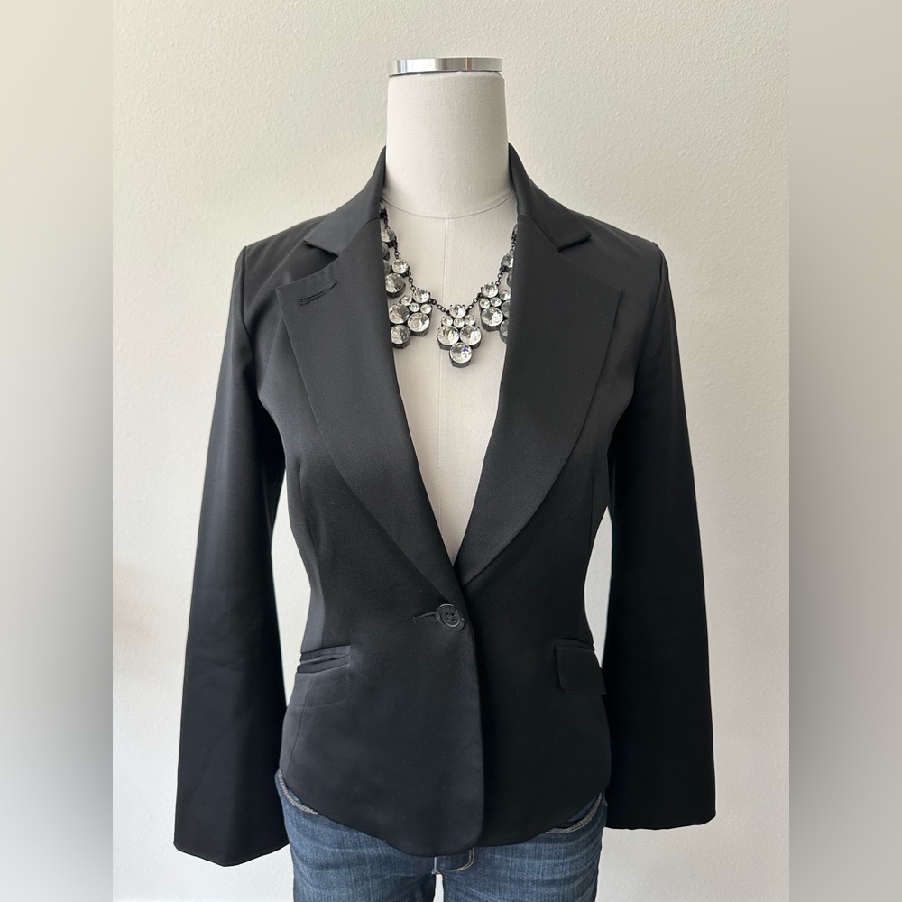 TOMMY HILFIGGER - Black Silk Women's Blazer